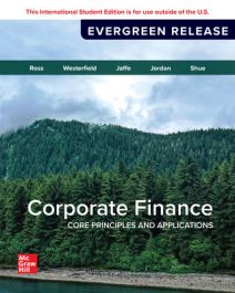 Corporate Finance: Core Principles and Applications: 2026 Release ISE