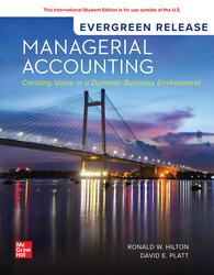 9781265055028 Hilton Managerial Accounting 2026 Release