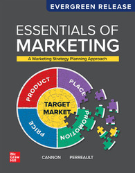 ISE Essentials of Marketing: A Marketing Strategy Planning Approach 2026 Release 1265132534 &middot; 9781265132538 By Joseph P. Cannon