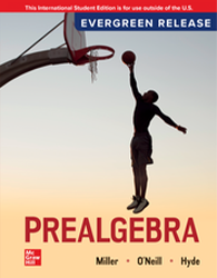 9781265166892 Miller Prealgebra 2025 Release