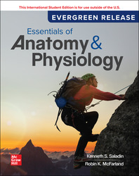 9781265219475 Saladin, Essentials of Anatomy & Physiology 2025 Release