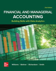 9781265224240 Williams Financial and Managerial Accounting 21st edition