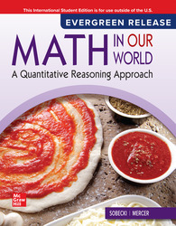 9781265881818 David Sobecki, Brian Mercer Math In Our World: A Quantitative Reasoning Approach 2026 Release