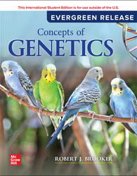 9781266927430 Brooker Concepts of Genetics 2025 Release 
